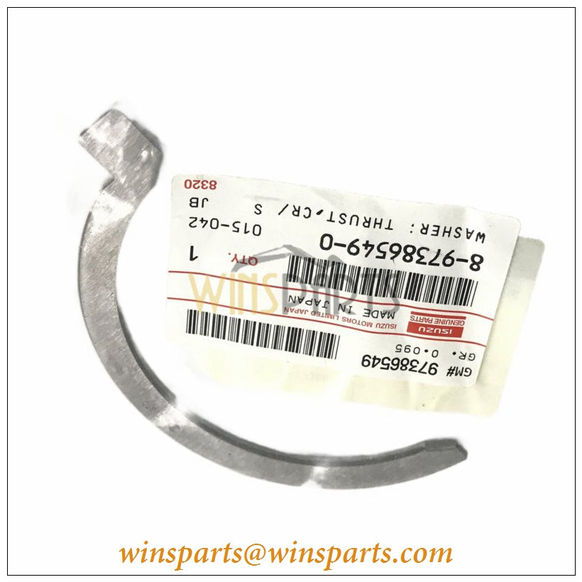 Isuzu 8-97386549-0 8973865490 4HK1 6HK1 Crankshaft Thrust Washer Set