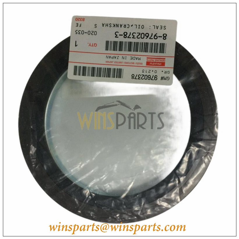 Isuzu 8-97602378-3 8976023783 6HK1 6HH1 Crankshaft Front Oil Seal
