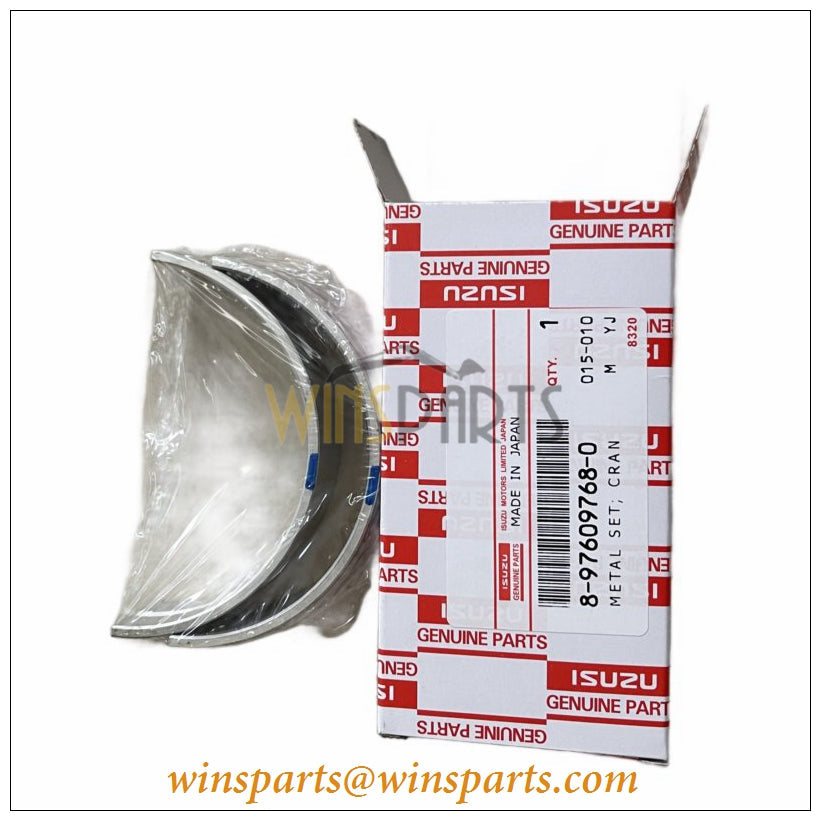 Isuzu 8-97609-768-0 8976097680 6UZ1 Crankshaft Main Bearing Set Metal STD 