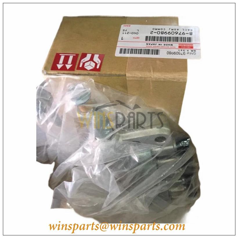 Isuzu 8-97609980-2 8976099802 6HK1 4HK1 Common Rail Assembly