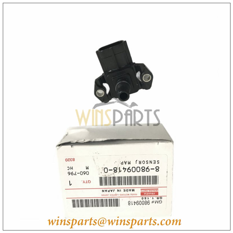 Isuzu 8-98009418-0 8980094180 4HK1 6HK1 6UZ1 MAP Sensor Intake Manifold Pressure Sensor 
