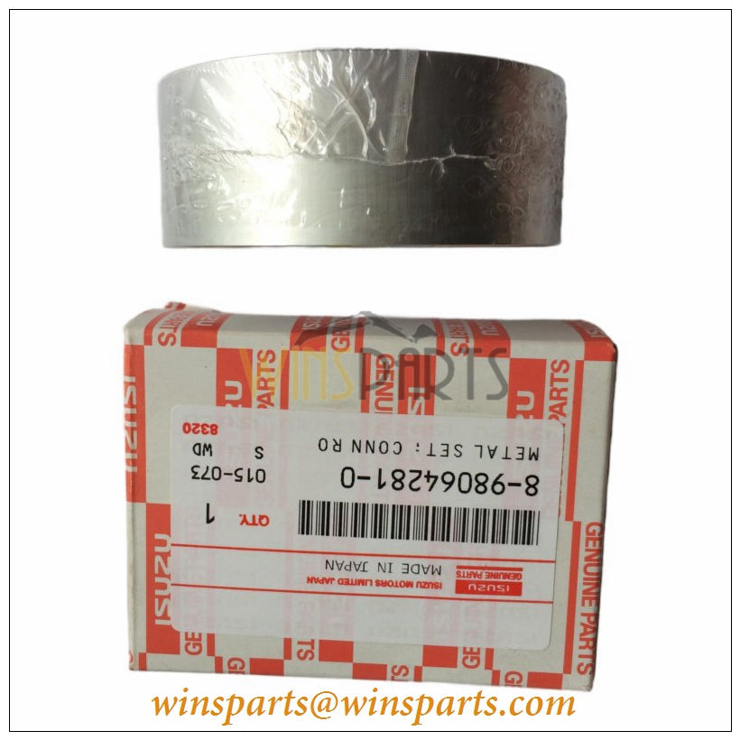 Isuzu 8-98064281-0 8980642810 4HK1 6HK1 Connecting Rod Bearing Set Metal STD 