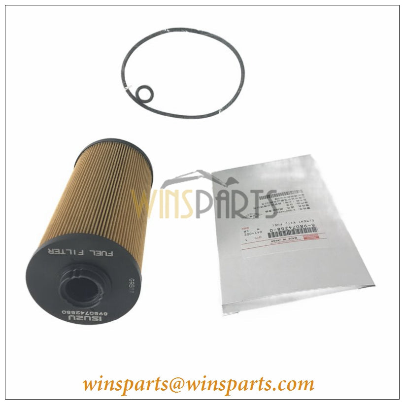 Isuzu 8-98074288-0 8980742880 4HK1 6HK1 Fuel Filter Element Water Separator