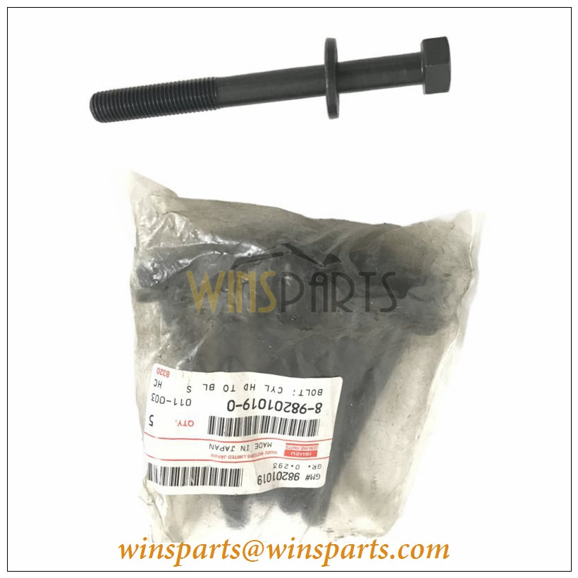 Isuzu 8-98201019-0 8982010190 4HK1 6HK1 Engine Fuel Rail Pressure Sensor