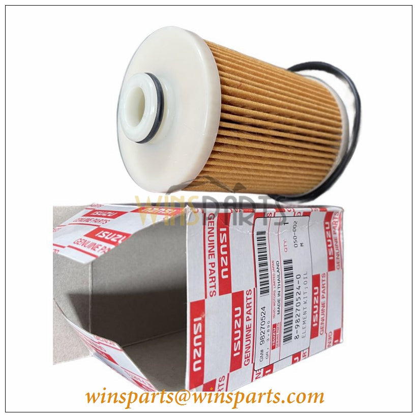 Isuzu 8-98270524-0 8982705240 4HK1 RZ4E Engine Oil Filter Element
