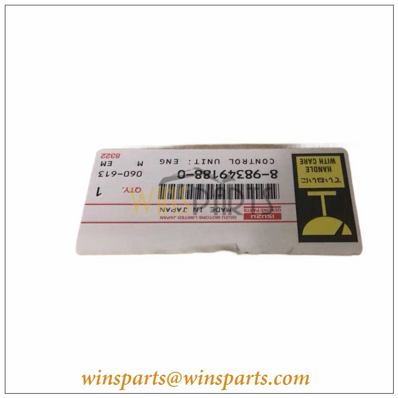 Isuzu 8-98349188-0 8983491880 6WG1 6UZ1 Engine ECU Controller ECM 