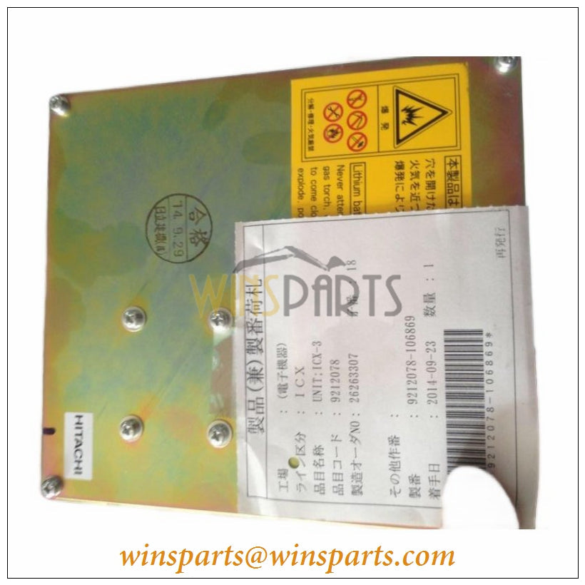 9212078 ICX Controller Central Control Unit Hitachi ZX200-1 ZX240-1 ZX270-1 ZX330-1