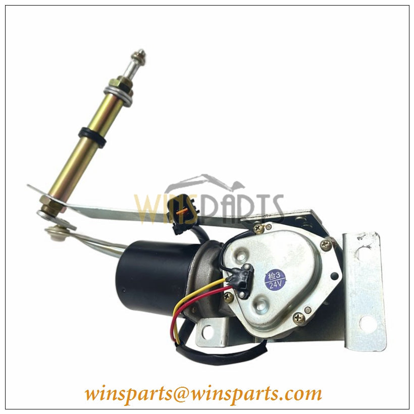 AT214054 Front Windshield Wiper Motor Hitachi EX200-5 EX220-5 EX300-5 ZX200-3