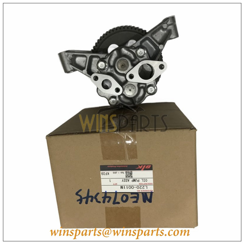 L220-0011M Mitsubishi 6D15 6D16 Engine TBK Oil Pump Kobelco SK330-6E SK320-6 