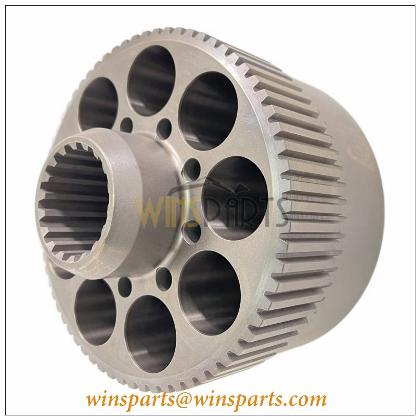 LC15V00023S040 SK350-8 Cylinder Block Rotor Travel Motor Kobelco SK330-8 SK350-8 SK350-9 SK380-8