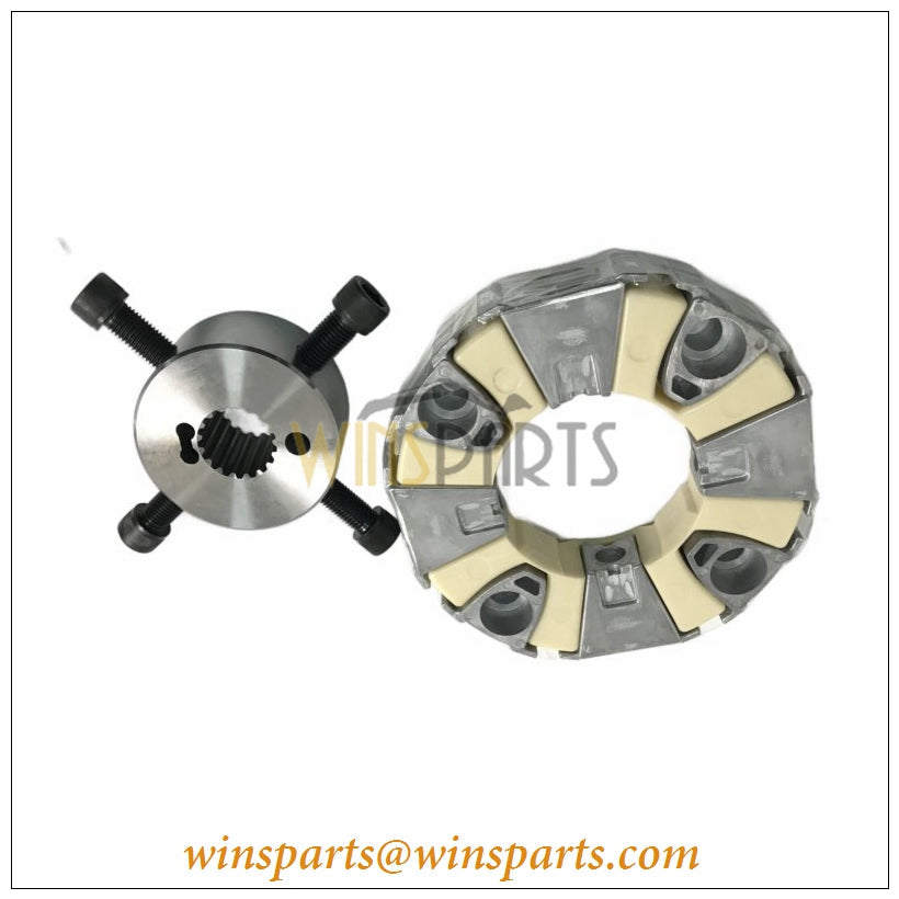 LC30P01023F1 Pump Coupling Assembly with Hub Kobelco SK330-8 SK350-8 SK350-9 SK380-8