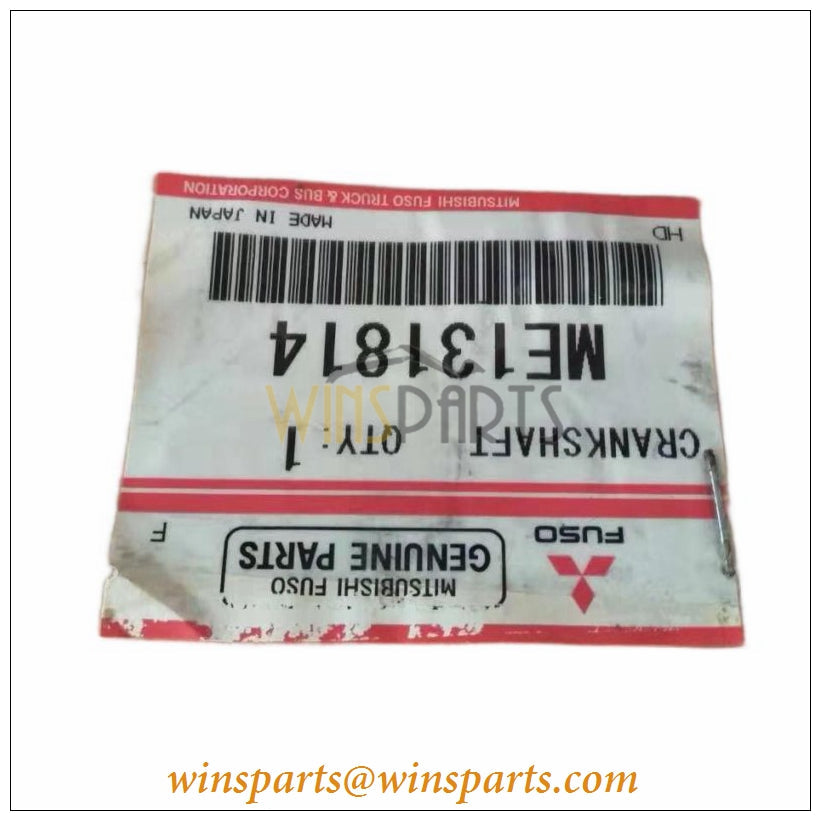 ME131814 VAME131814 Mitsubishi 6D16T 6D16 ENGINE Crankshaft ASSY KOBELCO SK330-6 SK330-6E SK330LC-6E