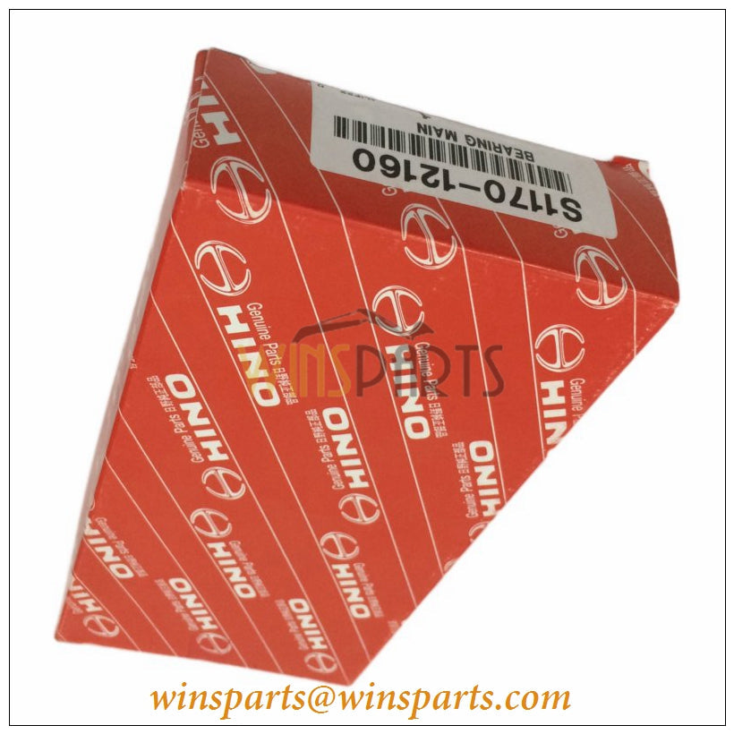 S1170-12310 Hino J05E J08E Crankshaft Main Bearing Undersize Kobelco SK200-8 SK210-8 SK250-8 SK350-8 