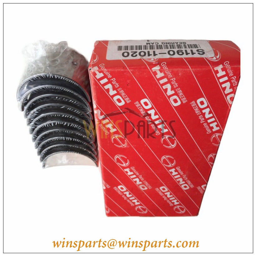 S1190-11020 Hino J05E J08E Camshaft Bearing Set Kobelco SK200-8 SK210-8 SK250-8 SK350-8 