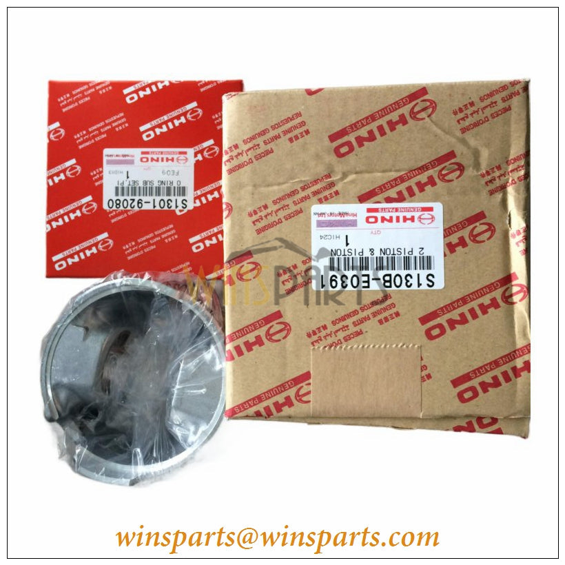 S1301-92080 13019-2080a Hino J05E J08E Piston Ring Set Kobelco SK200-8 SK210-8 SK250-8 SK350-8 