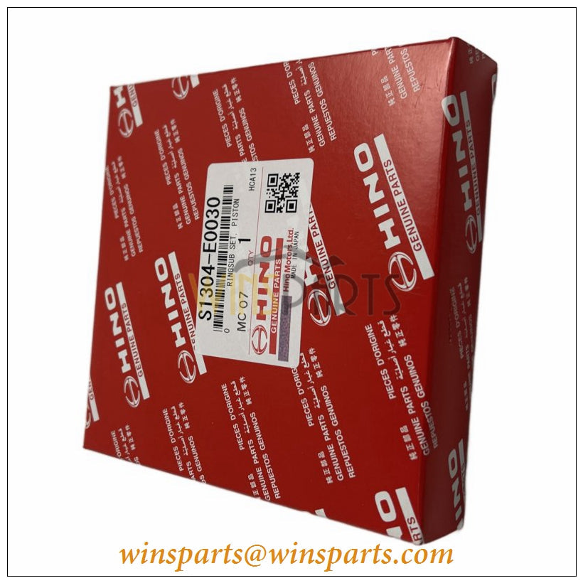 S1304-E0030 Hino J05E J08E Piston Ring Set Kobelco SK200-8 SK210-8 SK250-8 SK350-8 