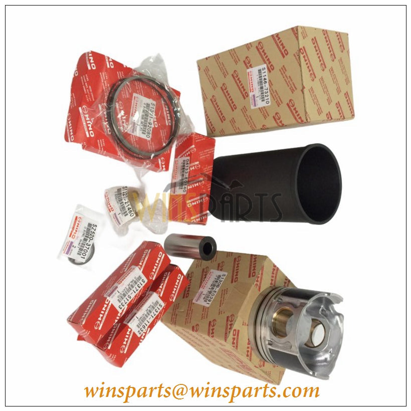 S130B-E0391 S1301-92080 Hino J05E Piston with Pin Kobelco SK200-8 SK210-8 SK250-8 SK260-8
