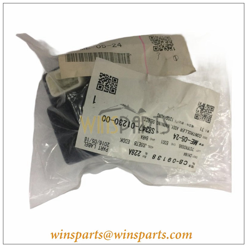 S8347-01230 Hino J05E J08E Control Unit Warning Relay Control Kobelco SK330-8 SK350-8 SK380-8 SK460-8 