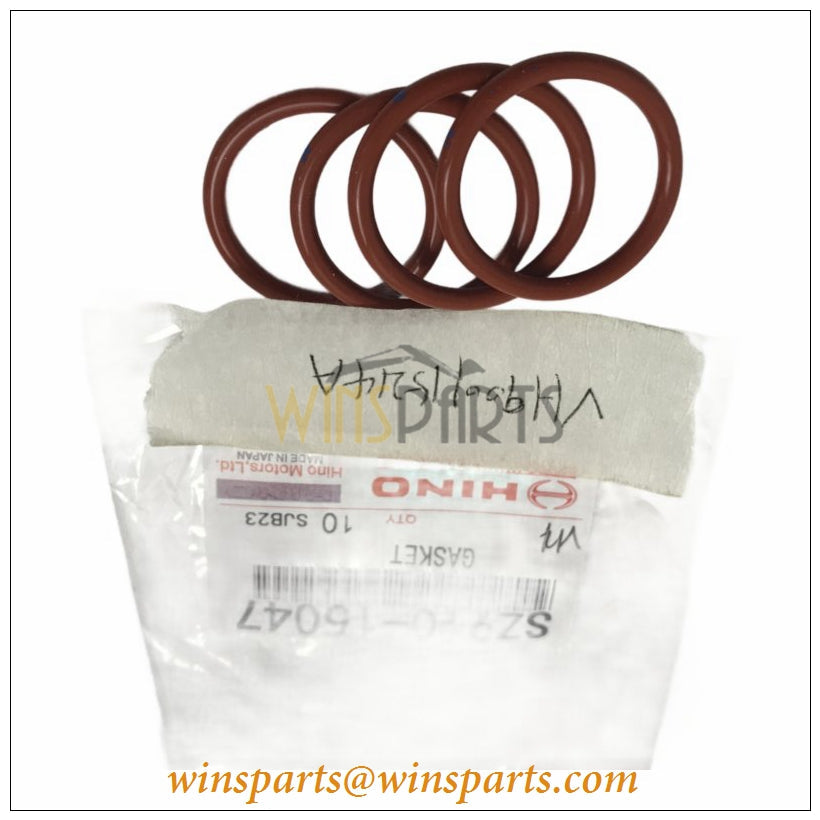 SZ910-15047 Hino J05E J08E Injector Nozzle O-Ring Injector Cup O-Ring Kobelco SK200-8 SK210-8 SK250-8 SK350-8 