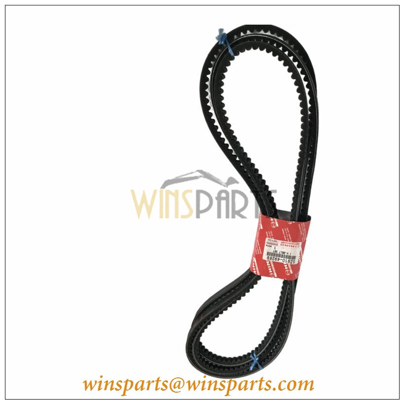 SZ910-49269 Hino J05E J08E V-Ribbed Belt Poly V-Belt Kobelco SK200-8 SK210-8 SK250-8 