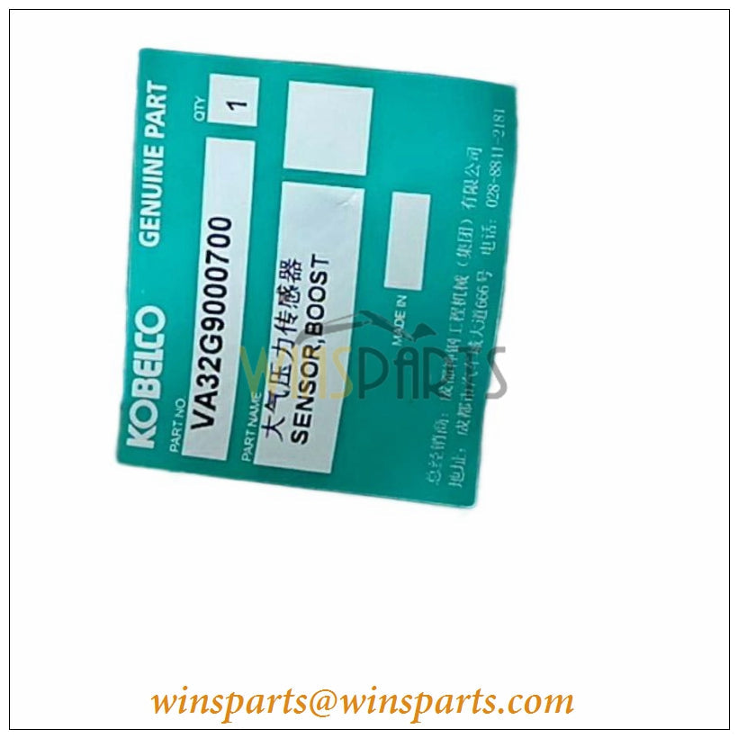 VA32G9000700 32G90-00700 Boost Pressure Sensor Turbo Sensor Kobelco SK130-8 SK135-8 SK140-8 SK135SR