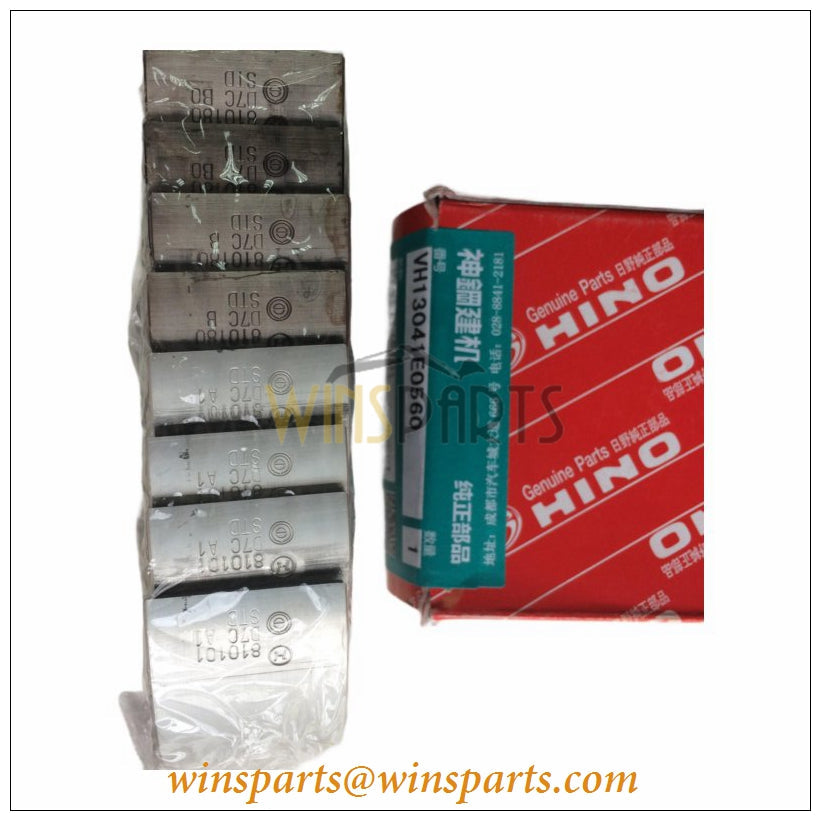 VH13041E0560 13041-E0560 Connecting Rod Bearing U/S 0.25 Kobelco SK200-8 SK210-8 SK250-8 SK260-8