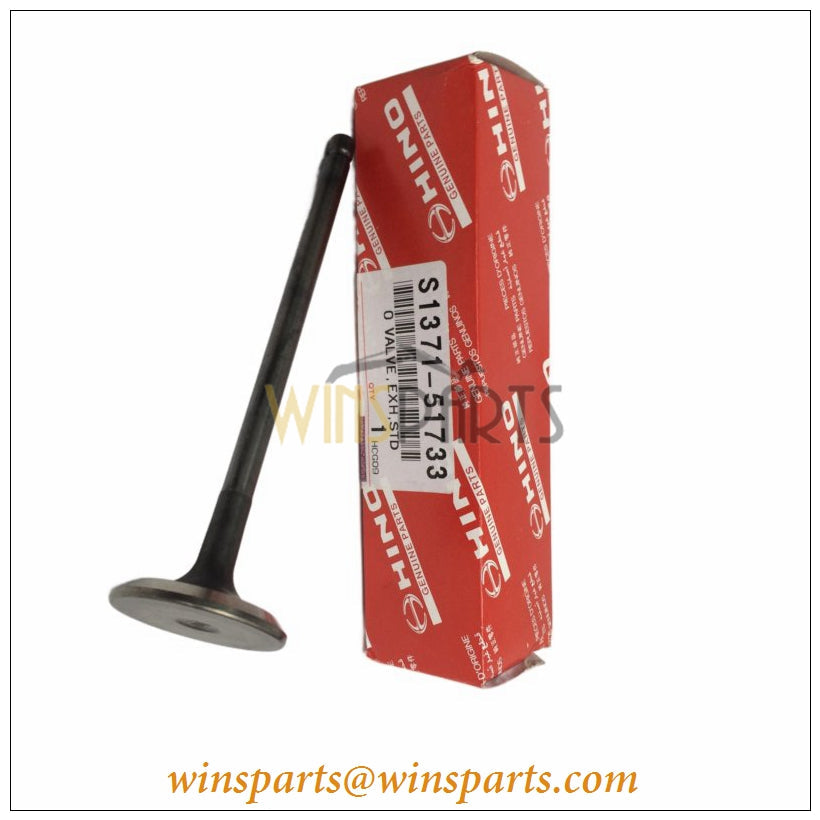VH137151733A Exhaust Valve Standard Kobelco SK200-8 SK210-8 SK250-8 SK260-8