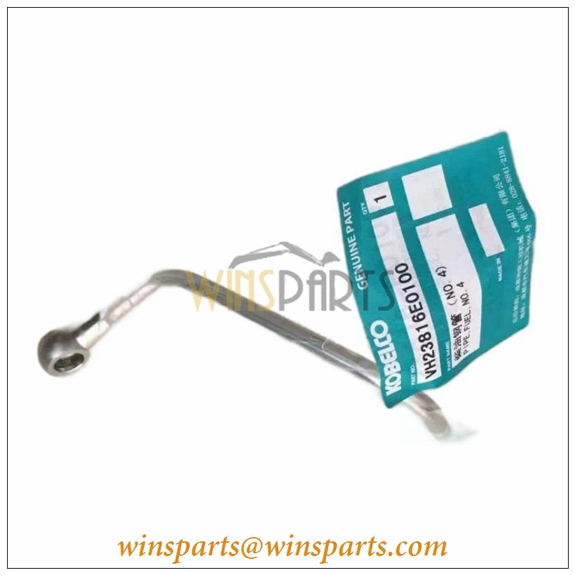 VH23816E0100 Common Rail Assy High Pressure Fuel Rail Kobelco SK200-8 SK210LC-8 SK250-8 SK260-8