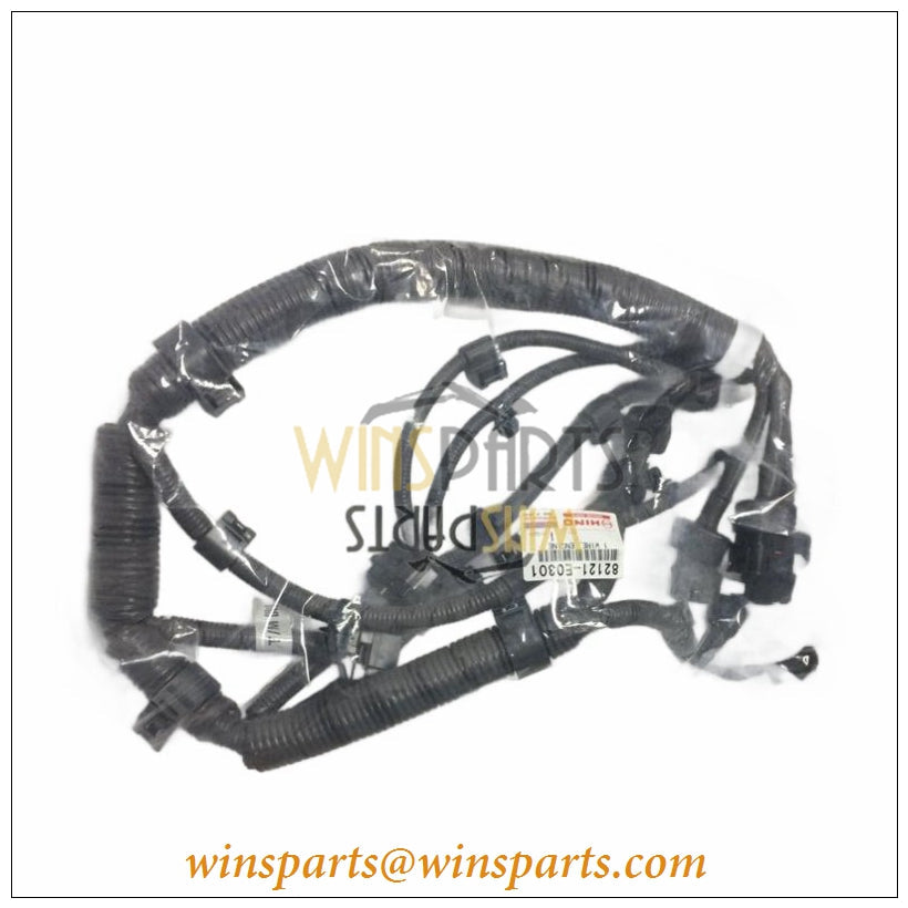 VH82121E1E90 VH82121E1F00 WIRE HARNESS Engine Fuel Control Wiring Harness J05E Engine Kobelco SK200-8 SK210LC-8 SK250-8 SK260-8