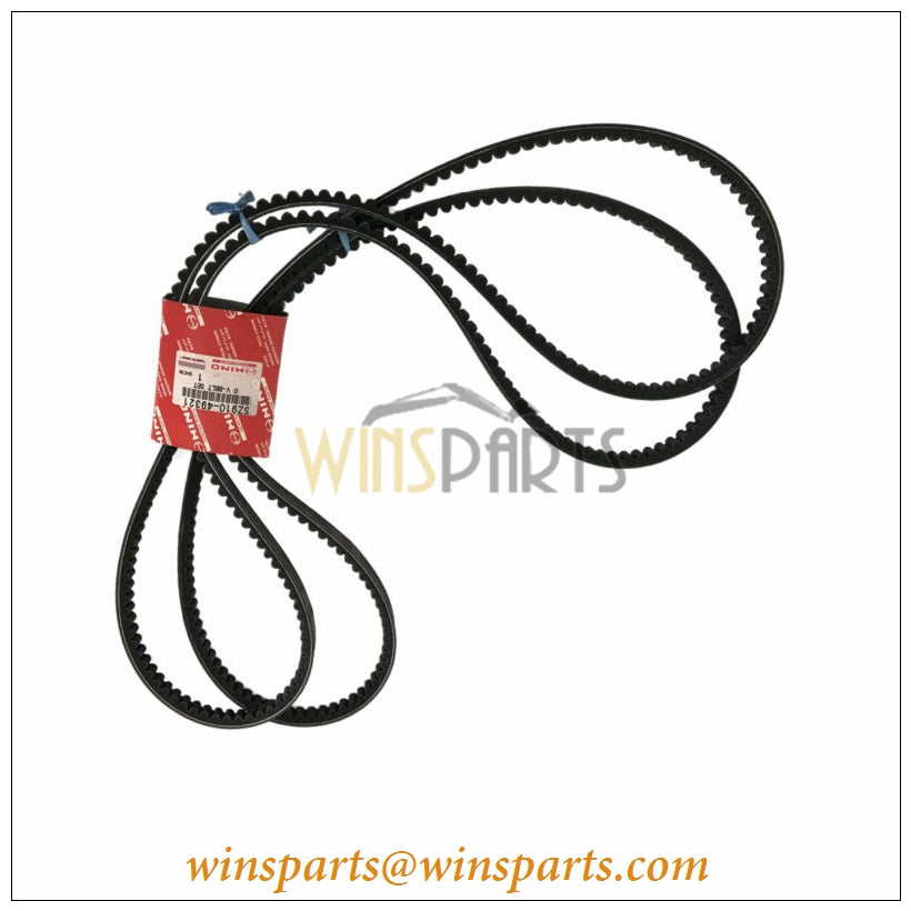 VH900149381A V-Belt Set Engine Accessory Belts Kobelco SK200-8 SK210-8 SK250-8 SK260-8