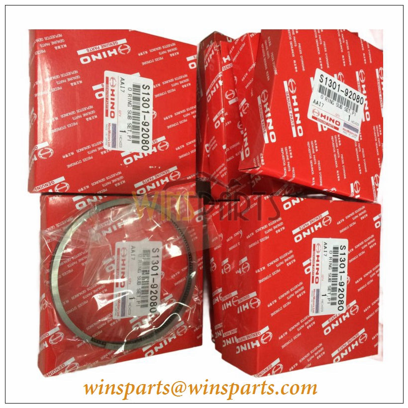 VHS130192080 VH130192080A Piston Ring Set STD Kobelco SK200-8 SK210-8 SK250-8 SK260-8