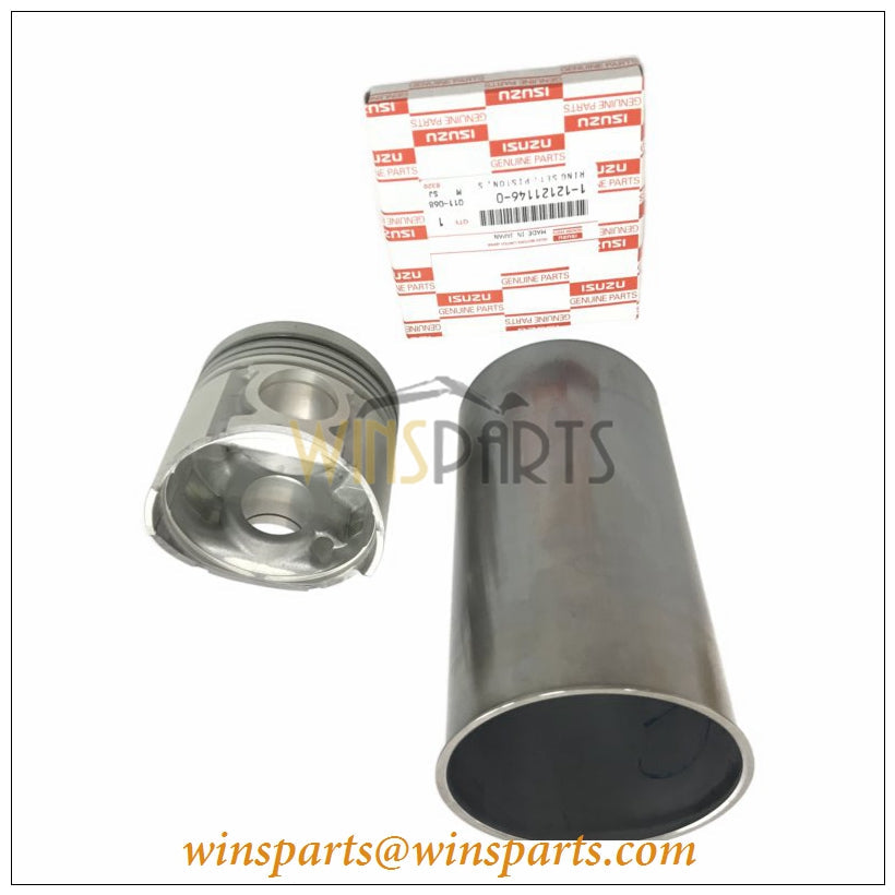 VI1112612490 111261-2490 Cylinder Liner Grade 1 OD GRD=1 ID GRD=CX Kobelco SK135SR SK200SR SK200SRLC SK115SRDZ