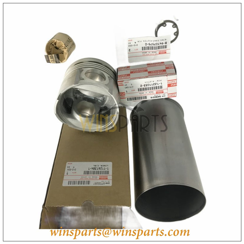 VI1112612530 111261-2530 Cylinder Liner OD GRD=3 ID GRD=CX Kobelco SK135SR SK200SR SK200SRLC SK115SR
