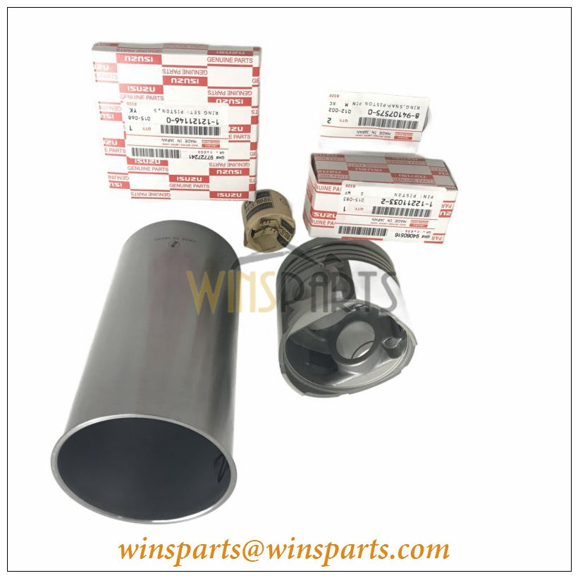 VI5878144590 587814-4590 Cylinder Liner Engine Liner Kobelco SK100-3 SK120-3 SK150LC-3 K904 MARK II