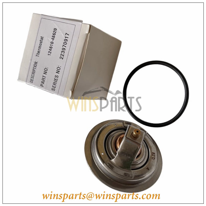 YM124610-48620 Komatsu Thermostat Yanmar 4TNE106T 4TNV106 4TNE106 