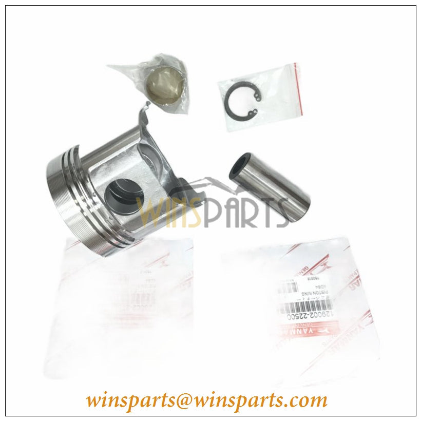 YM129002-22500 Komatsu Piston Ring Set (STD) Yanmar 4TNE84 4TNE88