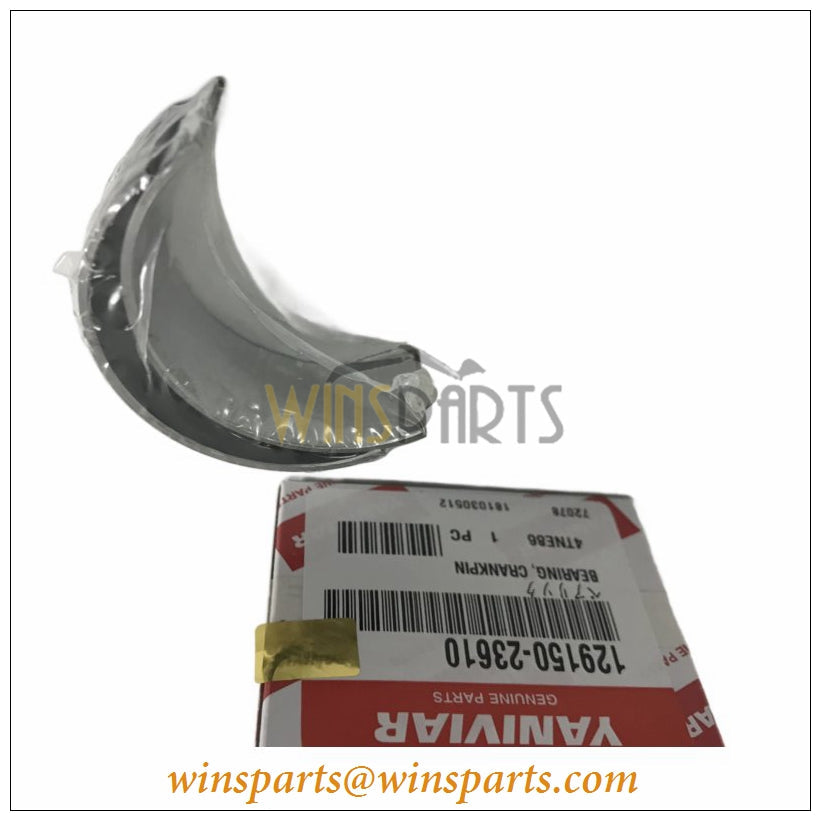 YM129150-23611 Komatsu Connecting Rod Bearing (U.S. 0.25mm) Yanmar Oversize 0.25 Crankshaft
