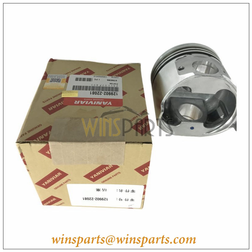 YM129902-22080 Komatsu Engine Piston (STD) Yanmar 4TNV94 4TNV94L
