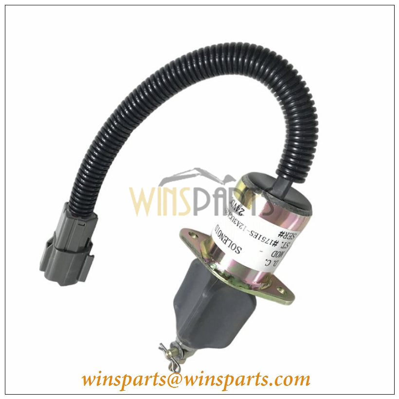 YM129953-77800 Komatsu Shutoff Stop Solenoid Valve Yanmar TNV Engine