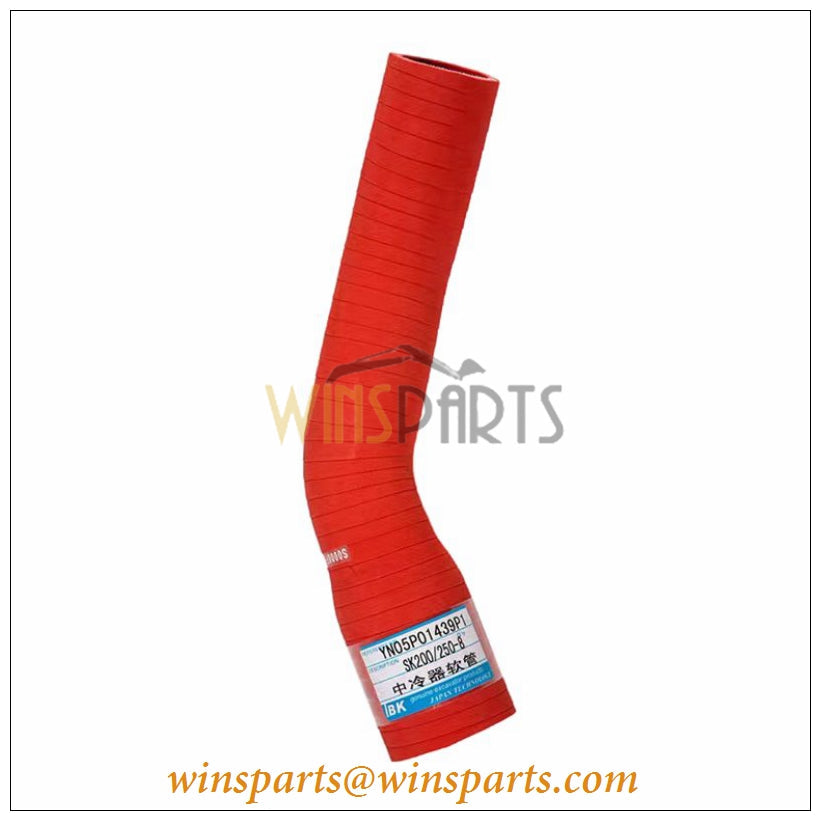 YN05P01439P1 SK250-8 Hose Radiator Cooling System Hose Kobelco SK200-8 SK210LC-8 SK210D-8 SK215SRLC