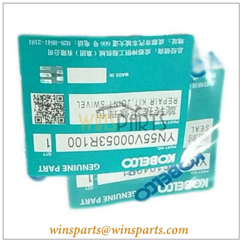YN55V00053R100 Center Joint Swivel Joint Seal Kit Kobelco SK200-8 SK210LC-8 SK250-8 SK260-8