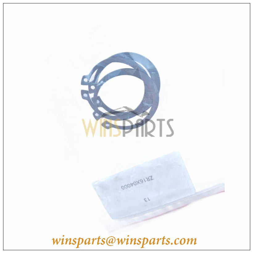 ZR16X04000 Retaining Ring Snap Ring Swing Motor Kobelco SK200-8 SK210LC-8 SK250-8 SK260-8