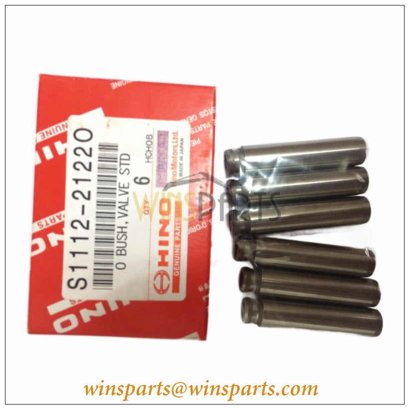 S1112-21220 Hino J05E J08E Valve Guide Intake Exhaust Kobelco SK200-8 SK210-8 SK250-8 SK350-8