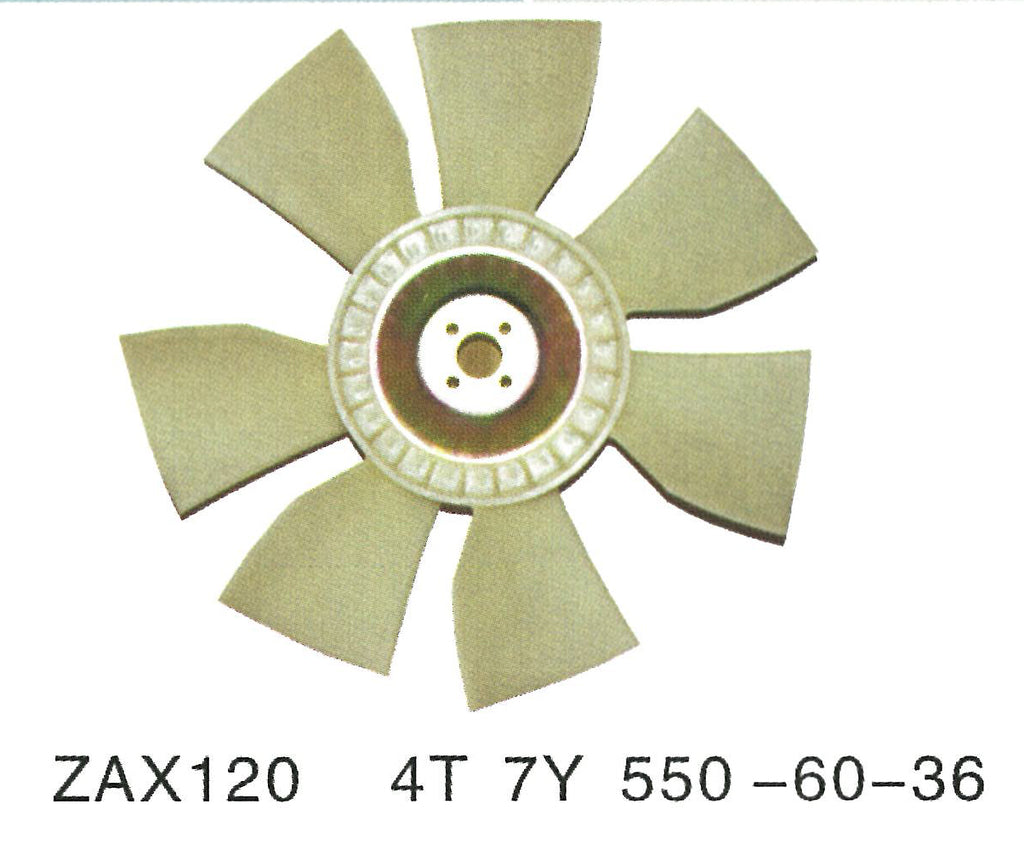 1-13660345-1 ISUZU 4BG1 MOTOR Aspa del ventilador VENTILADOR DE ENFRIAMIENTO Hitachi