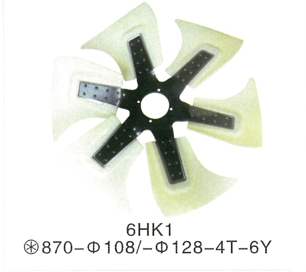 1-13660371-0 6HK1 MOTOR Aspa del ventilador VENTILADOR DE REFRIGERACIÓN Hitachi ZX330-3