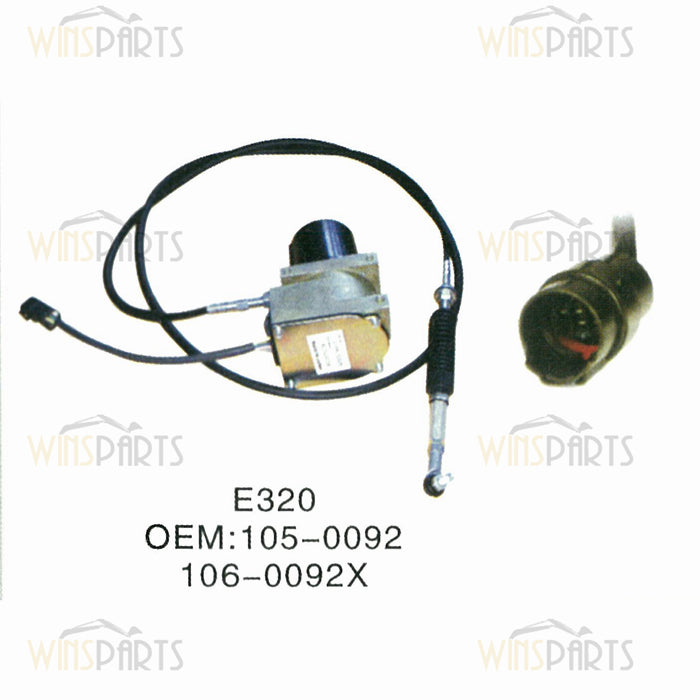 106-0092 1060092 Motor paso a paso del acelerador del motor CAT Caterpillar