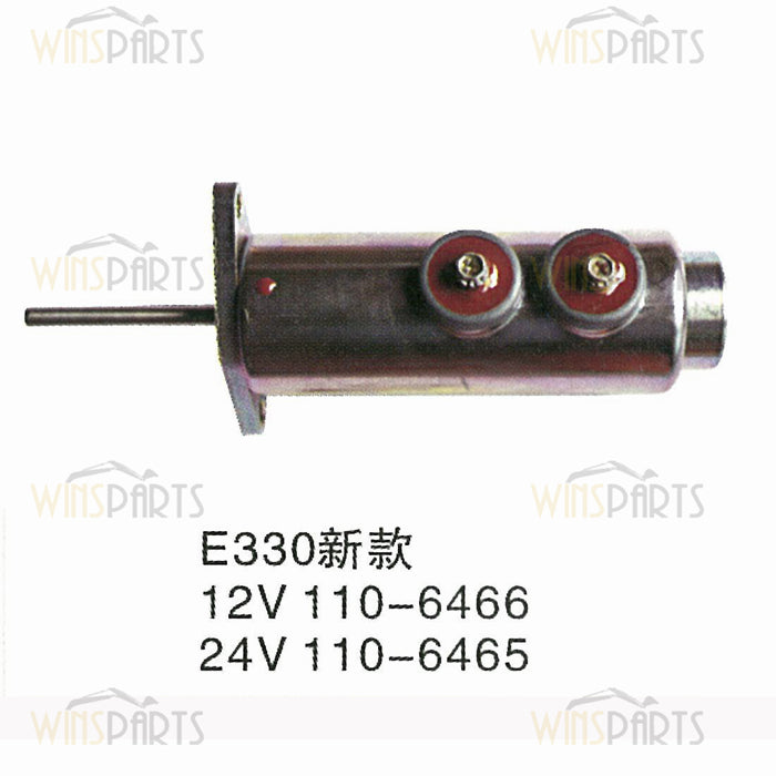 110-6466 110-6465 CAT 3304B 3306 Válvula solenoide de cierre de combustible Apagado