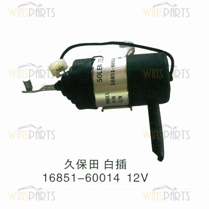 16851-60014 MAGNETVENTIL STOP Kraftstoffabschaltmagnetventil Kubota