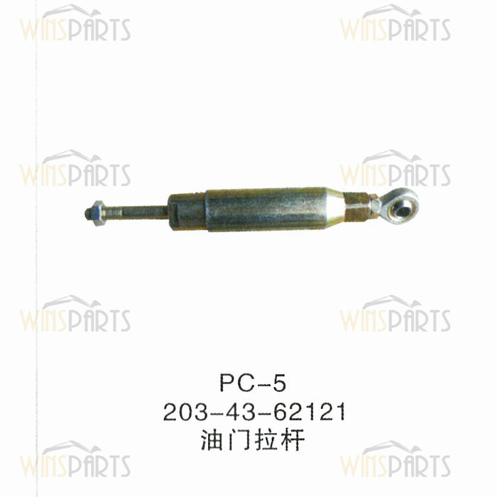 203-43-62121 2034362121 Drosselklappensteller MOTOR Hebel FEDER Baugruppe Komatsu