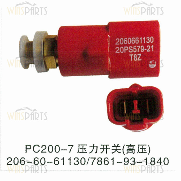 206-06-61130 7861-93-1840 Sensor de interruptor de alta presión KOMATSU